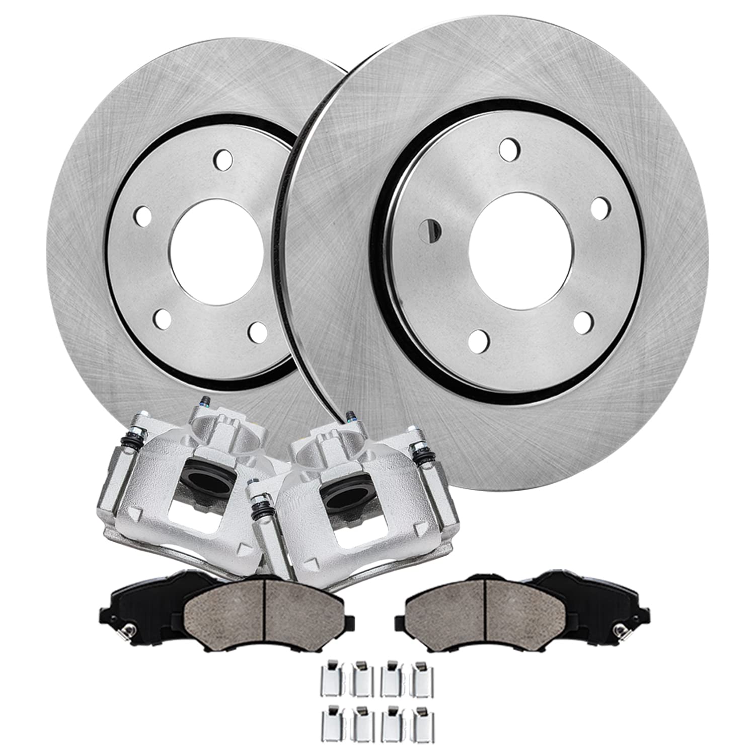 Detroit Axle - Front Brake Kit for 2009-2012 Dodge Journey