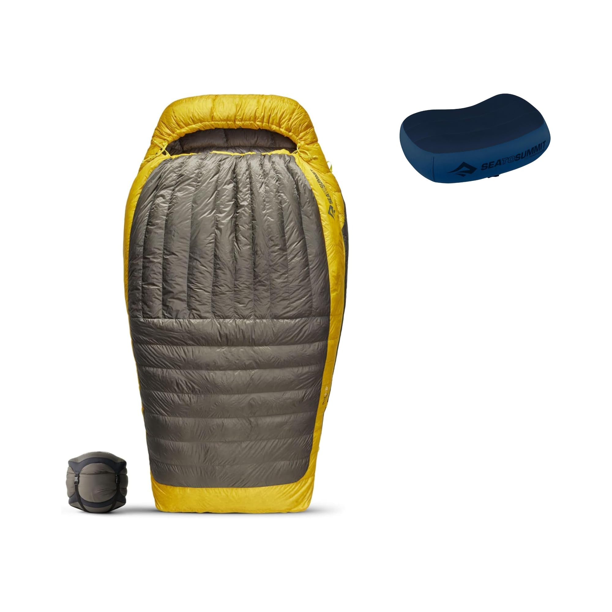 Sea to Summit Sleep System Spark Sleeping Bag and Aeros Premium Pillow