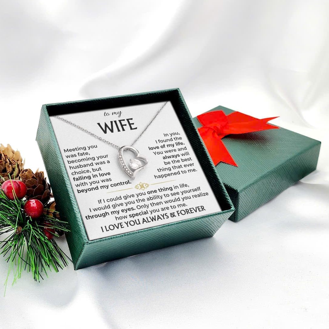 To My Wife Necklace From Husband, Gift For Her, Necklace For Wife From Husband, Romantic To My Soulmate Necklace For Women, Christmas Anniversary Birthday Valentine - Image 2