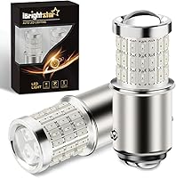 Vista 18 de Bombillas de LED iBrightstar con proyector 9-30 V, de baja potencia muy brillante 1157 2057 2357 7528, BAY15D. Repuestos para luces de freno Rojo
