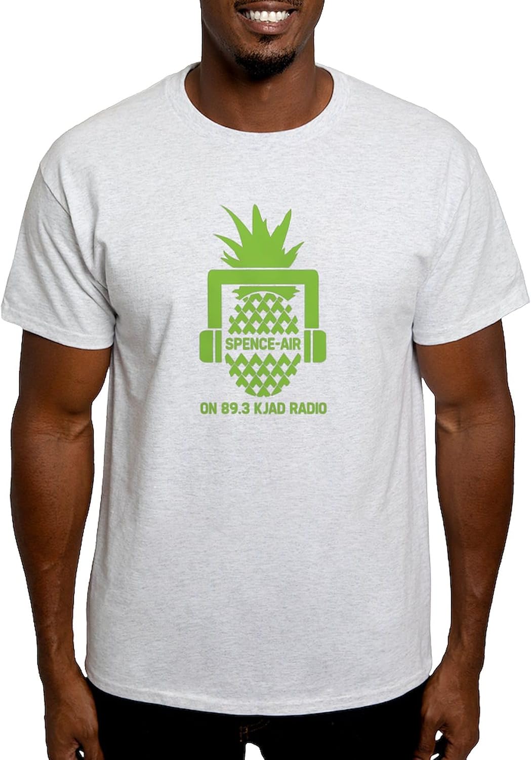 CafePress Psych: Spence Air, Shawn Spencers Radio Show T Shi Men's 100% Cotton, Classic Graphic White T-Shirt