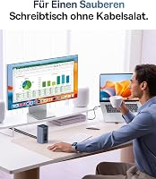 Baseus Nomos Air 12 az 1-ben USB-C dokkoló állomás 2 monitoros 2 db 4K HDMI 100W PD 10Gbps Gigabit Ethernet Windows és macOS 5