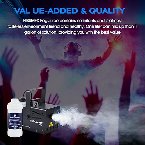Miniatura 5 de Fog Juice - Máquina de niebla mezclable con agua condensada, solución de humo líquido para máquina de niebla a base de agua, ideal para fiestas de