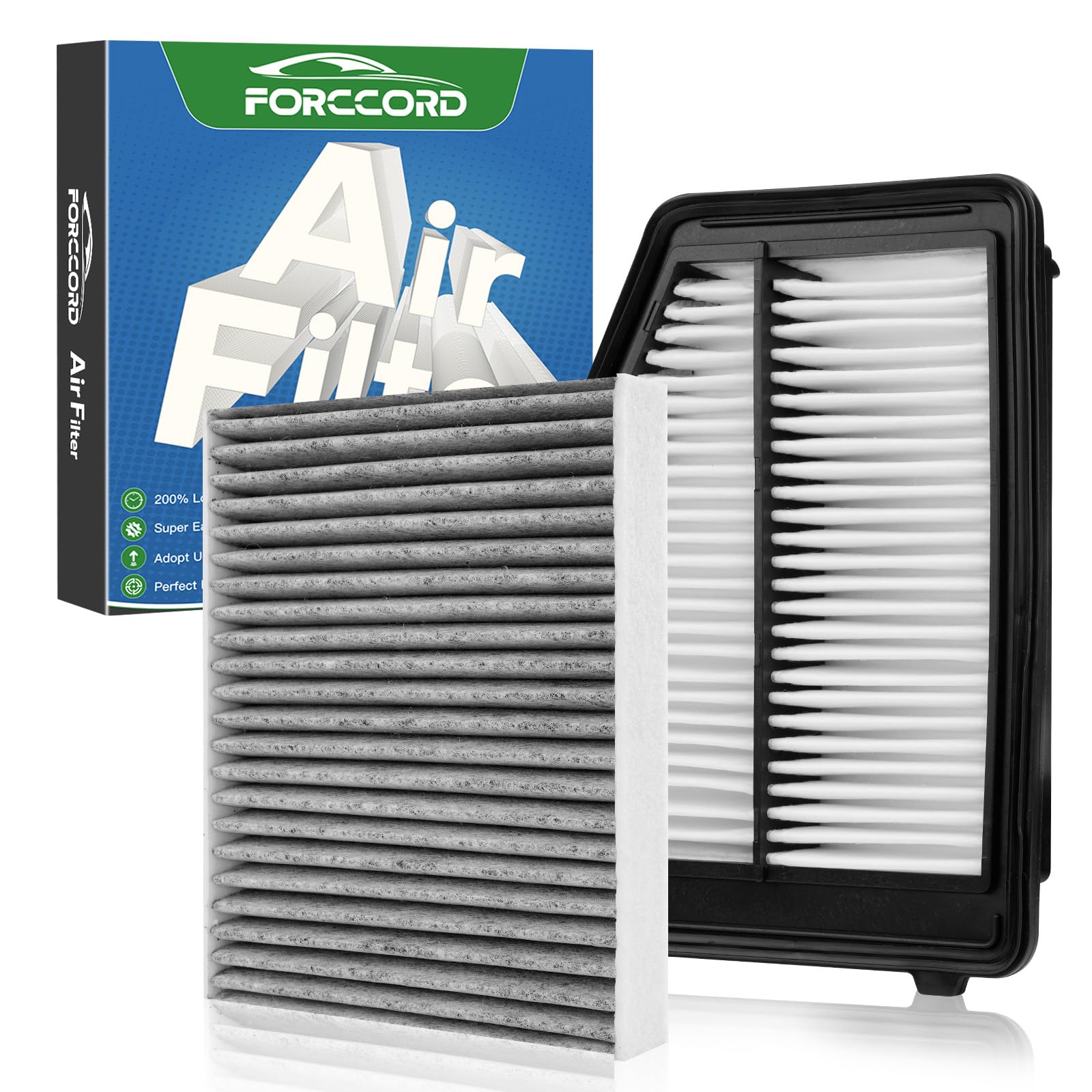 Cabin &amp; Engine Air Filter Combo for Honda Civic 2012-2015 1.8L
