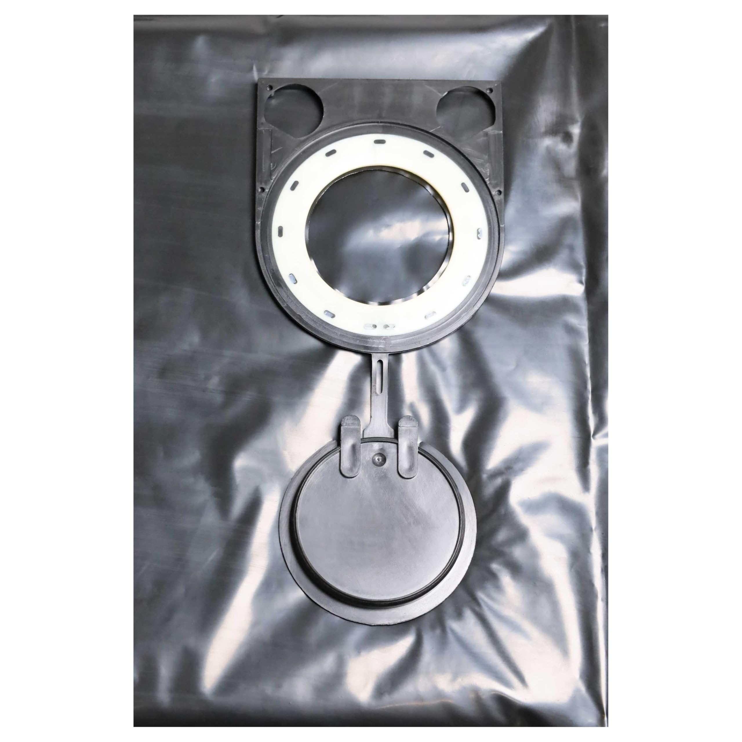 vhbw 20x Entsorgungsbeutel kompatibel mit Starmix ISC 25 L Staubsauger | 34,4cm x 23,5cm Schwarz