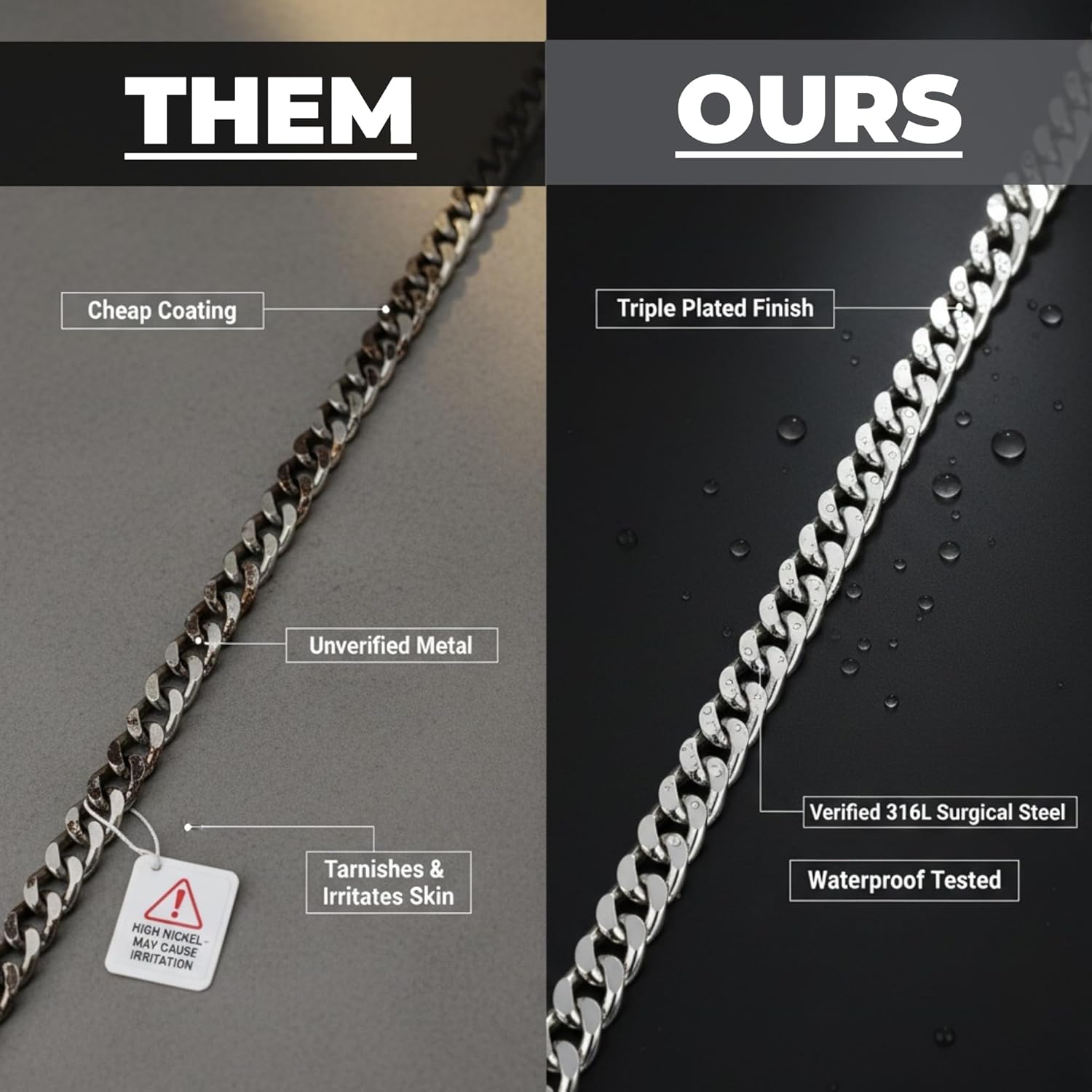 Love You This Much Promise Cuban Bracelet, Romantic Gift for Boyfriend, Appreciation Gift for Boyfriend, Cute Small Gift for Boyfriend, Thoughtful Boyfriend - Image 5