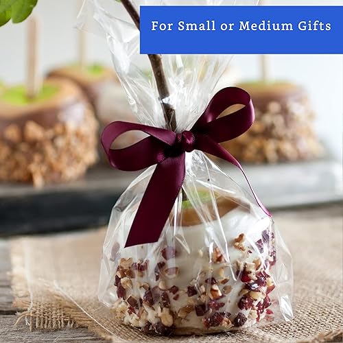 Miniatura 4 de FIESTA WRAPS Rollo de celofán transparente (16 pulgadas x 110 pies) - Envoltura de celofán - Rollo de celofán - Bolsas de celofán transparentes -