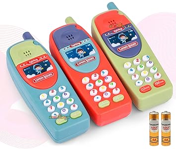 zest 4 toyz Musical Mobile Phone for Kids with Light & Sound Toys for Babies Battery Operated Educational Toys for Boys & Girls (Random Color) Pack of 1