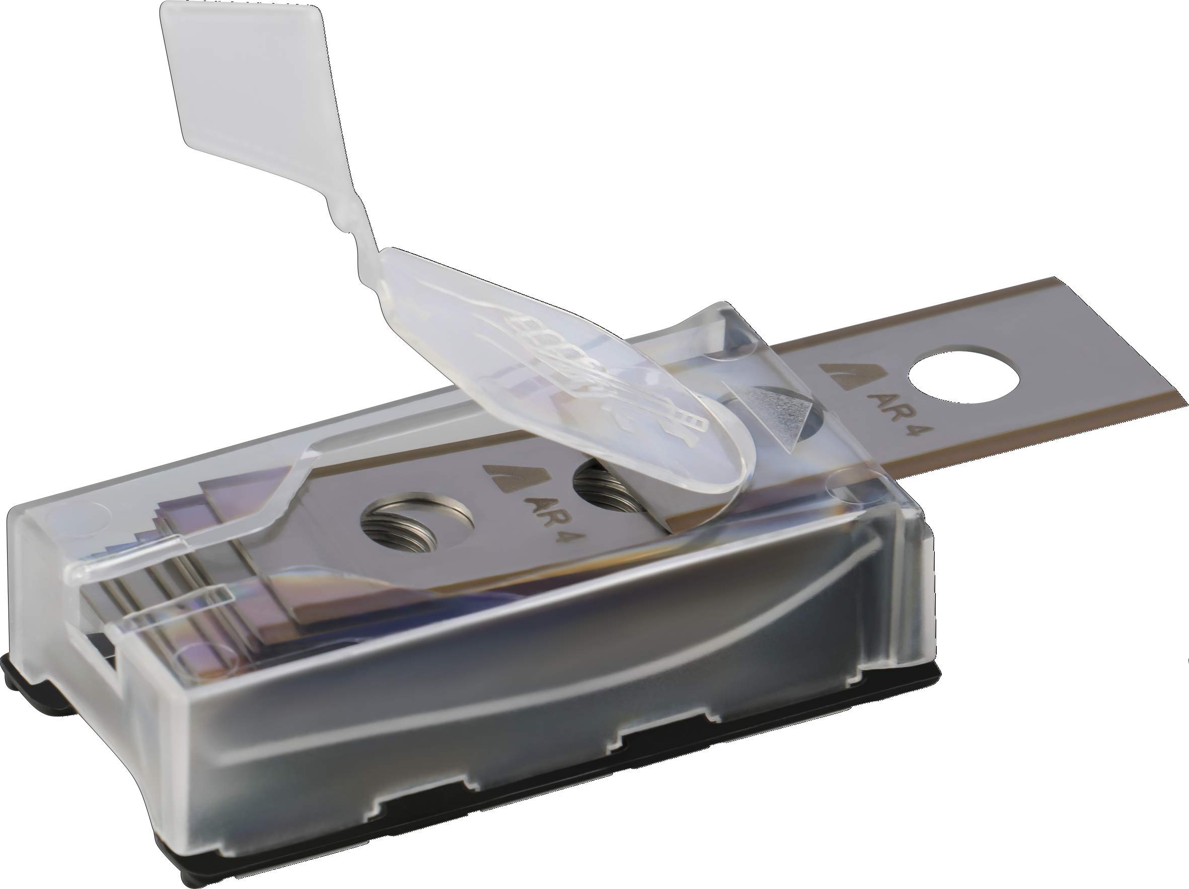 ARNOLD - Cuchillas de repuesto Tin-Cut con tornillos para robot cortacésped Worx, 9 cuchillas en dispensador; 1111-W1-1009.