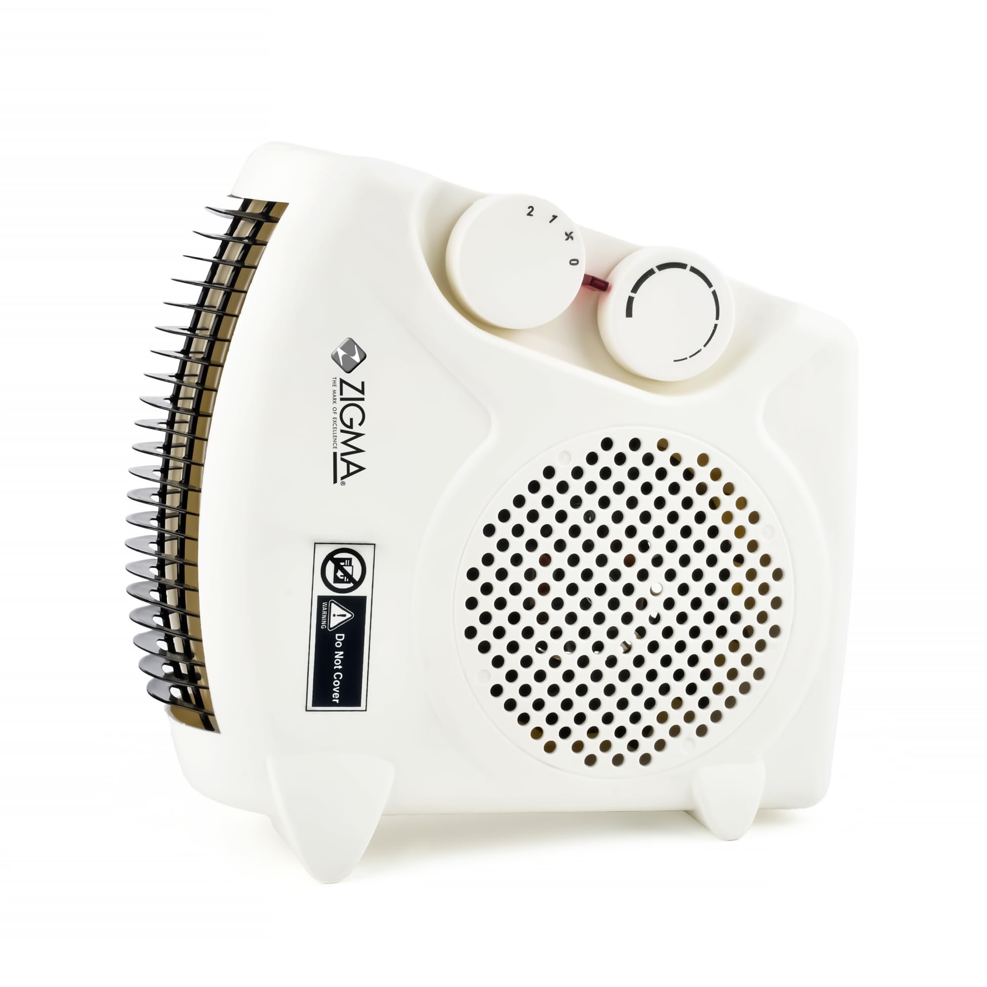 ZIGMA Z-30 Fan Room Heater | 1000W / 2000W Dual Heat Settings | Portable Electric Heat Convector with Blower for Home & Office (White)-image-29
