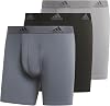 Ropa interior tipo bóxer de algodón elástico para hombre, paquete de 3 1