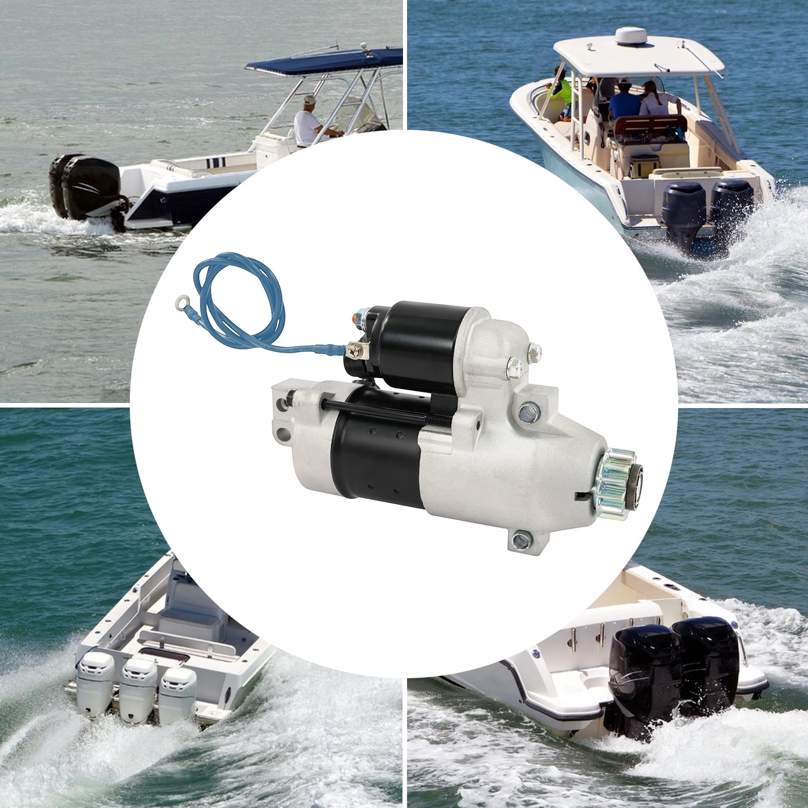Avviamento motore fuoribordo da 1,4 KW, avviamento per motore fuoribordo a 4 tempi con 150-250 CV, per motori marini