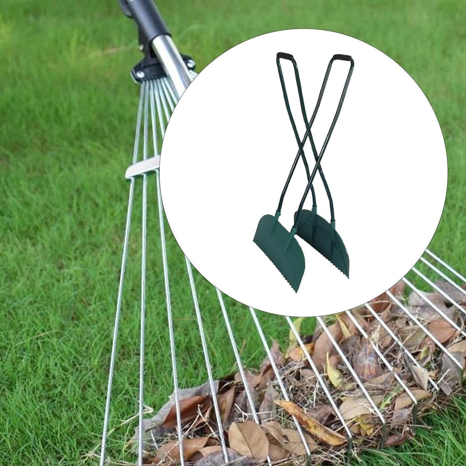 Ramasseur de feuilles pour pelouse, râteau de jardin pour feuilles mortes, Solide