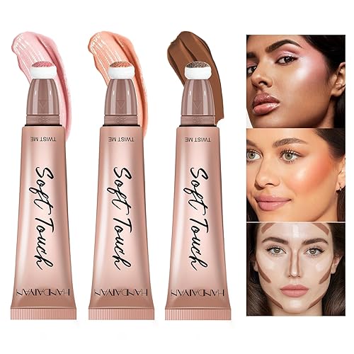 Miniatura 9 de Contour Beauty Wand Face Sculpting Shading Matte Blush Highlighter maquillaje Corrector Blush stick Contour Stick Soft & Long Lating(B1)