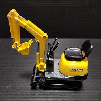 Amazon.co.jp: KOMATSU 1/21 PC02 ミニショベル ミニチュア