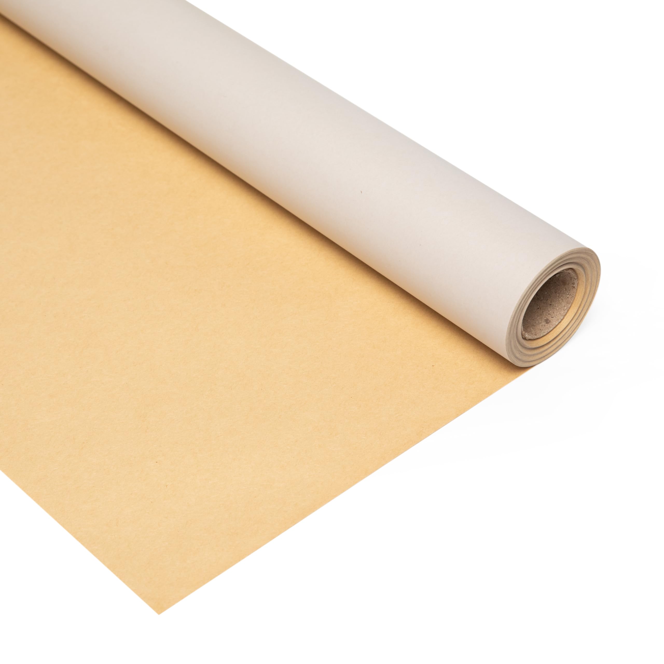 LWFyyds Kraft Paper Roll - 22.8 Inches X 44.6 Feet - is The Perfect Wrapping Paper for Flowers, Gifts, Art, Crafts and Packages - Light Gray