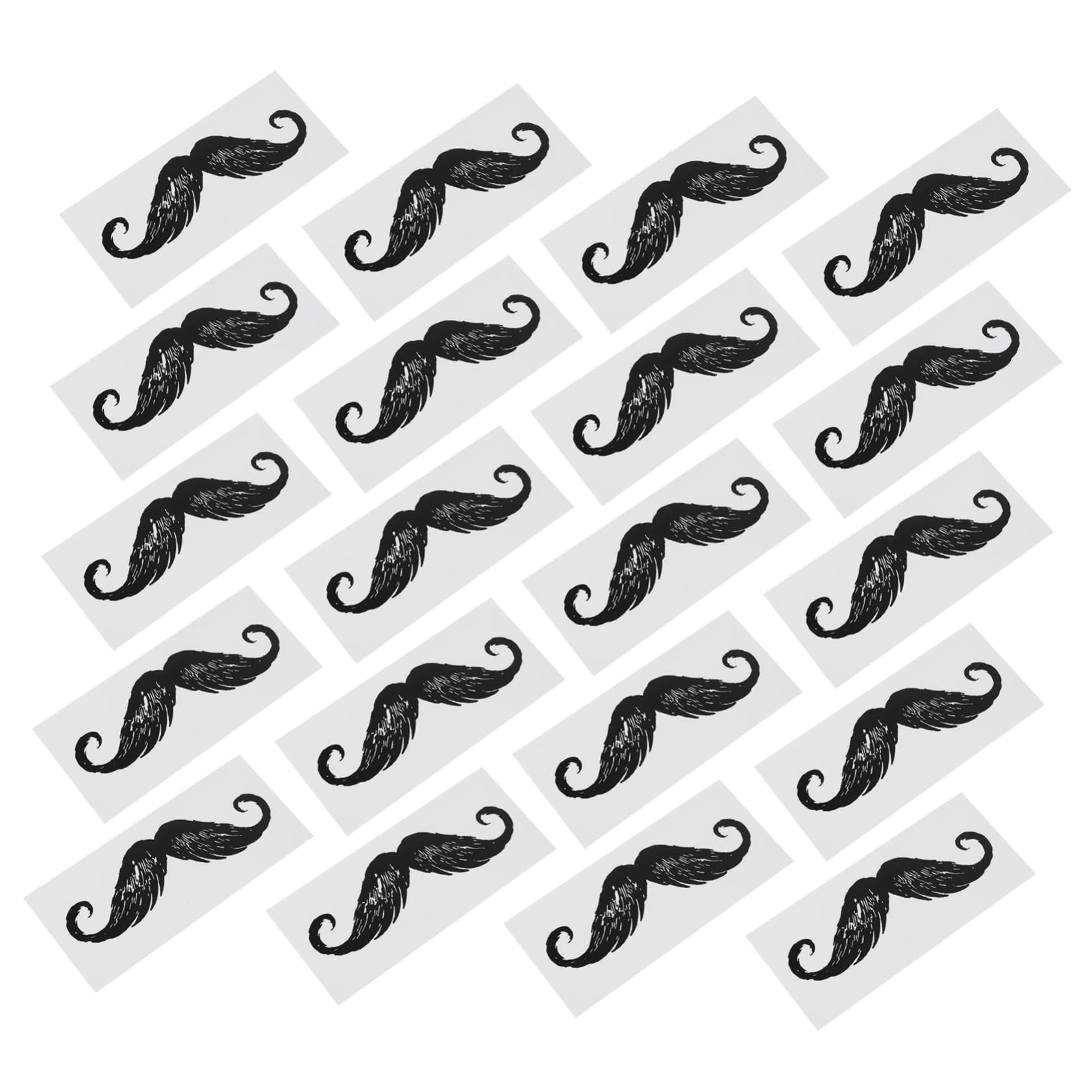 Beatifufu Facial Hair Stickers 20pcs Waxing Stickers for Men Women Personal Care Supplies