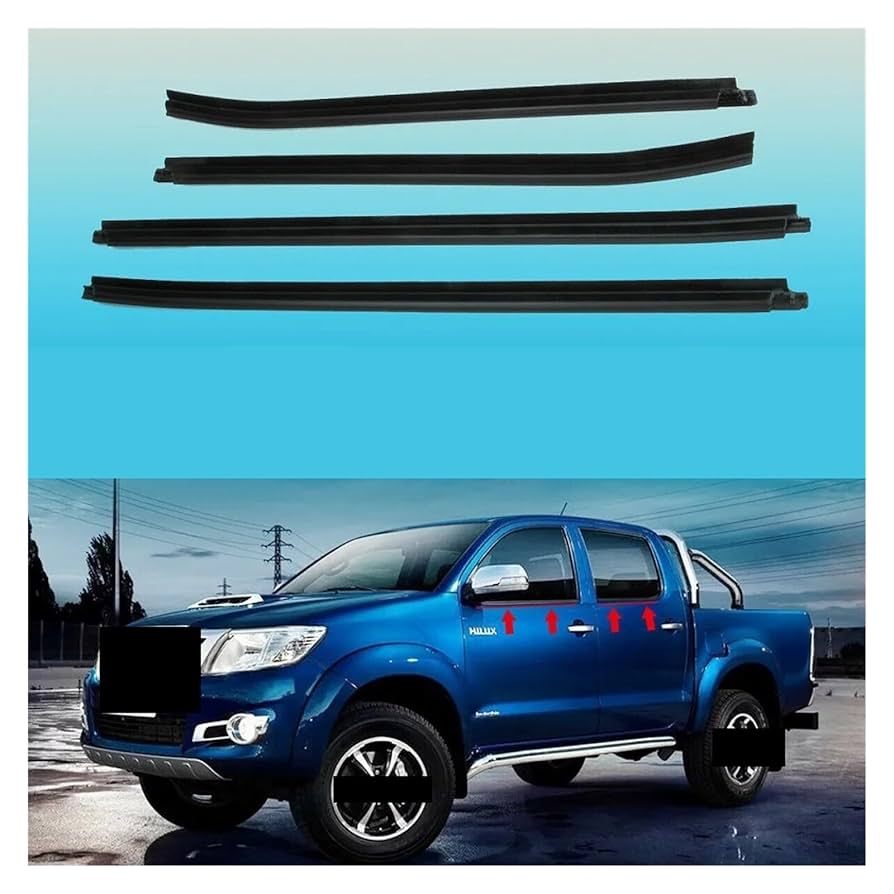 ハイラックス　HILUX ドアモールガーニッシュ トヨタ純正 ハイラックス GUN125 X Z 輸出仕様 クロームメッキ