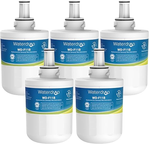 Waterdrop DA29-00003G Filtro de agua para refrigerador, repuesto para Samsung DA29-00003G, DA29-00003B, DA29-00003A, Aqua-Pure Plus, HAFCU1,