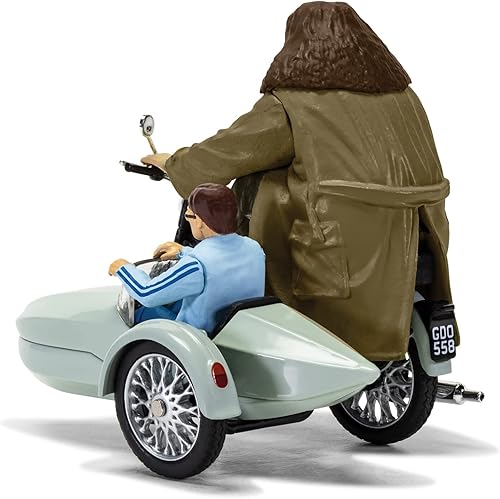 Miniatura 4 de Corgi Harry Potter & Hagrid Motocicleta y Sidecar Reliquias de la Muerte Fit The Box Scale Diecast Display Modelo CC99727