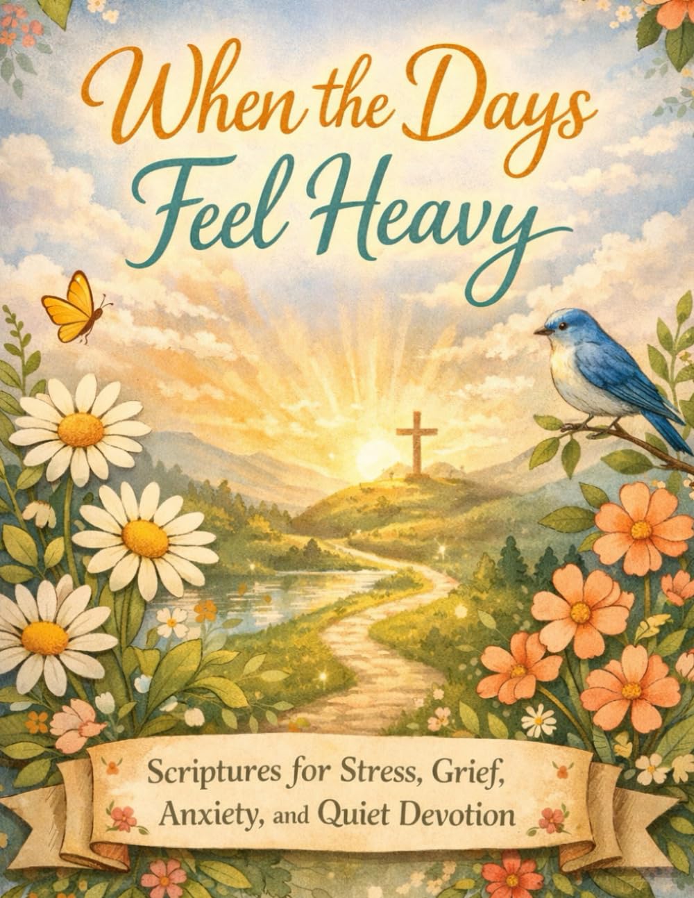 When The Days Feel Heavy: Scriptures For Stress, Grief, Anxiety and Quiet Devotion