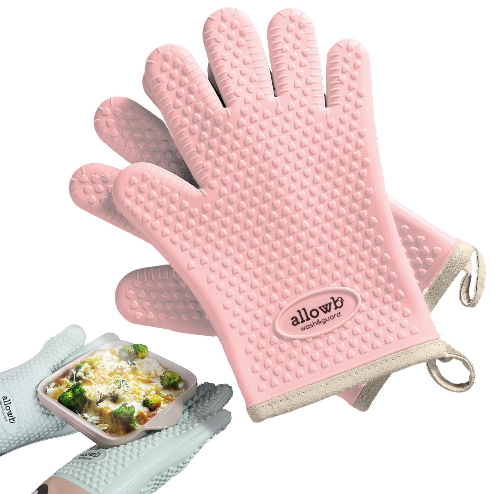 Amazon.co.jp: オーブンミトン 耐熱 シリコン 防水 両手用