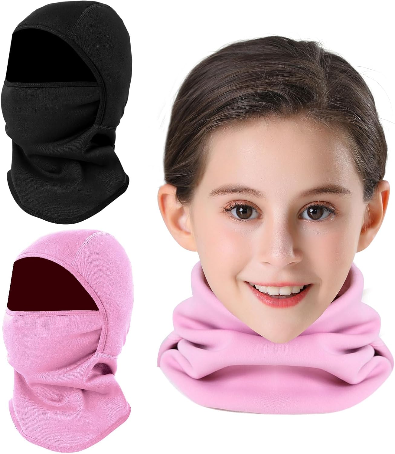 Aegend Balaclava Face Mask for Kids Age 5-12, Windproof Ski Face Neck Warmer for Cold Weather Winter Outdoor Sports
