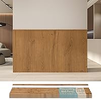 Vista 11 de Art3d Paneles de revestimiento de madera, tablero de pared de poliestireno con cuentas para decoración de pared interior, 79.3 pulgadas de ancho x