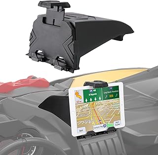 KEMIMOTO X3 Electric Device Tablet Holder, X3 GPS Mount Storage Box Compatible with 2017-2023 Can Am Maverick X3 All Models, Replace OEM #715002874