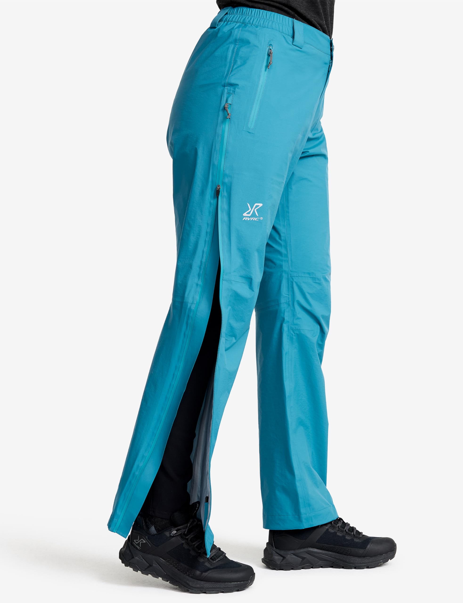 RevolutionRace Arcade 3L Lightweight Pants da Donna, Pantaloni Impermeabili, Pantaloni Antivento Ripiegabili per Escursioni e attività all'Aria Aperta