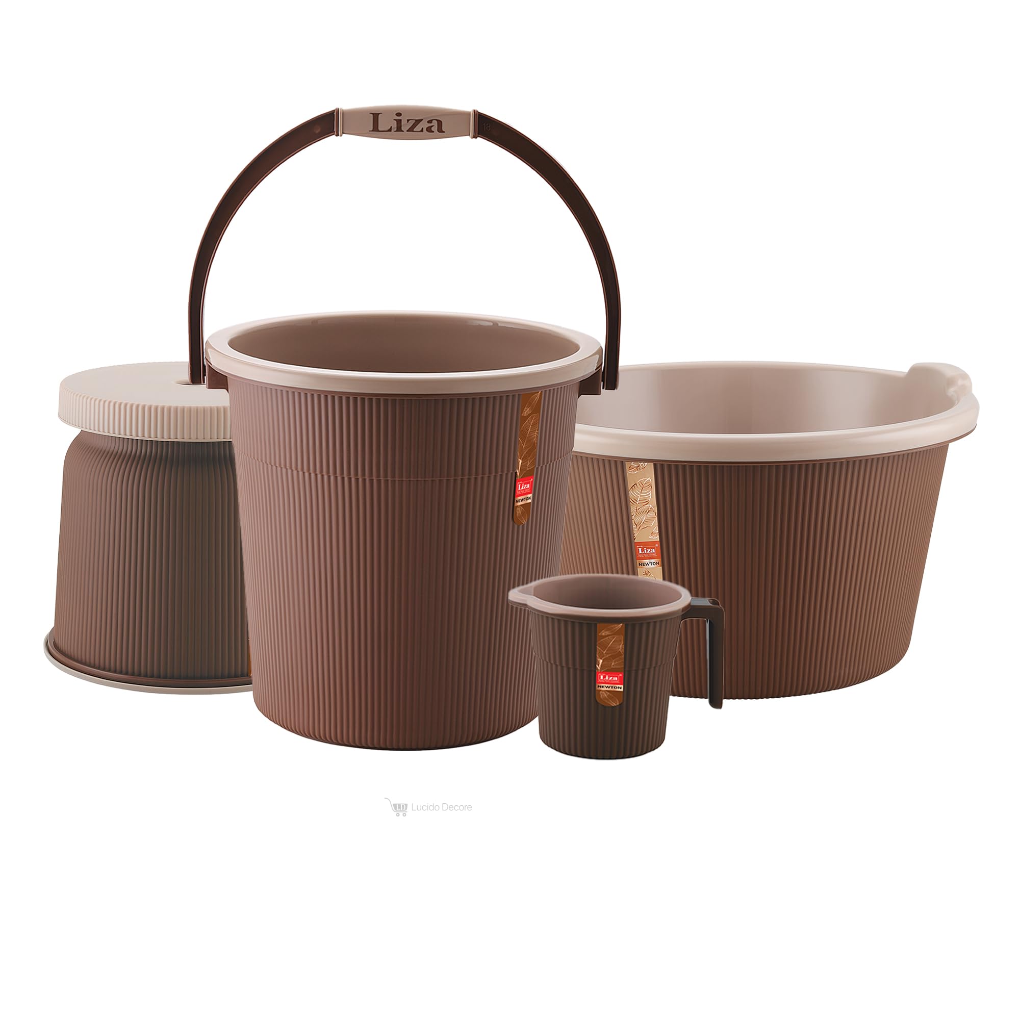 Modern Dark Grey Bathroom Set - 11 Piece Combo -18 Modern Dark Grey Bathroom Set - 11 Piece Combo -18
