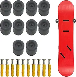 Suporte de parede para snowboard, suporte de armazenamento de esqui, design flutuante invisível, comporta 5 pranchas, serve para qualquer esqui ou snowboard