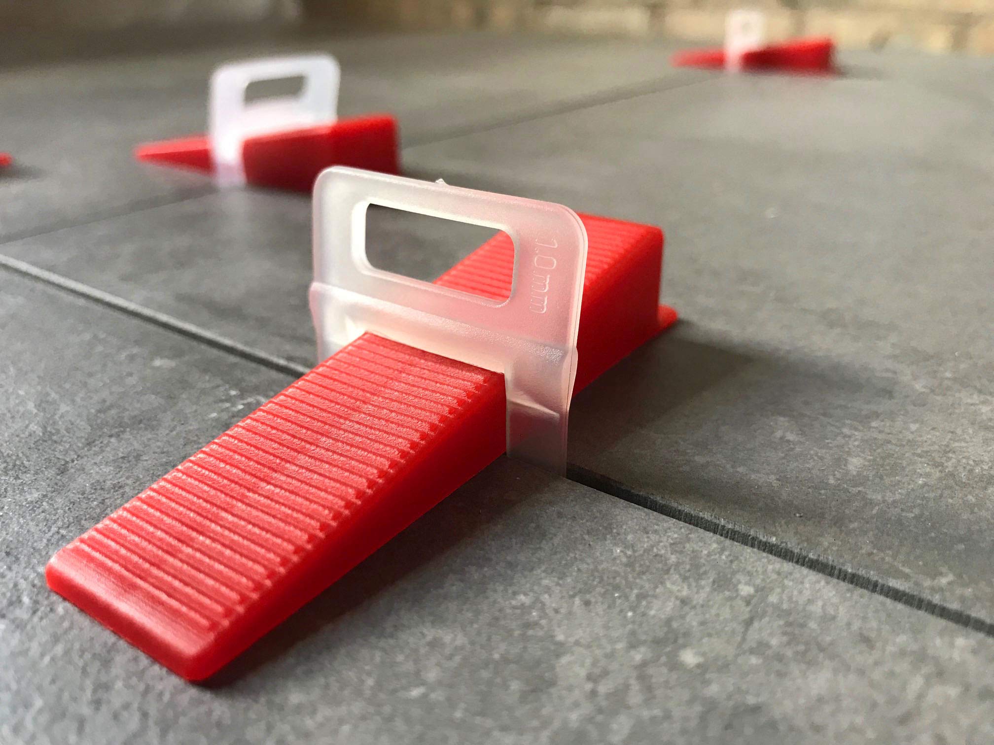 5000 Clips 1,0mm | KACHEL GOTT® - Système de nivellement pro pour carreaux 3-12mm - Clips/Cales/Pince à composer individuellement (5000 Sangles 1,0mm)