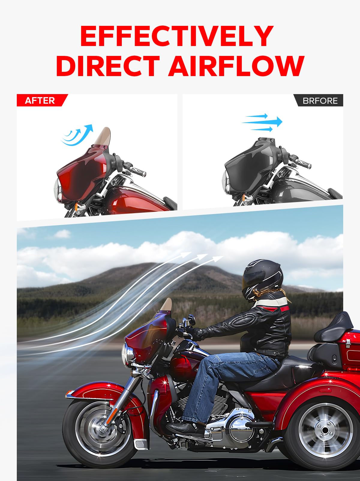 Garniture De Pare Brise - Road Glide Küryakyn K1370