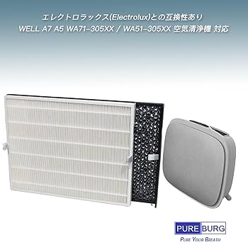 Amazon.co.jp: PUREBURG EFWCLN3 交換用フィルターエレクトロラックス