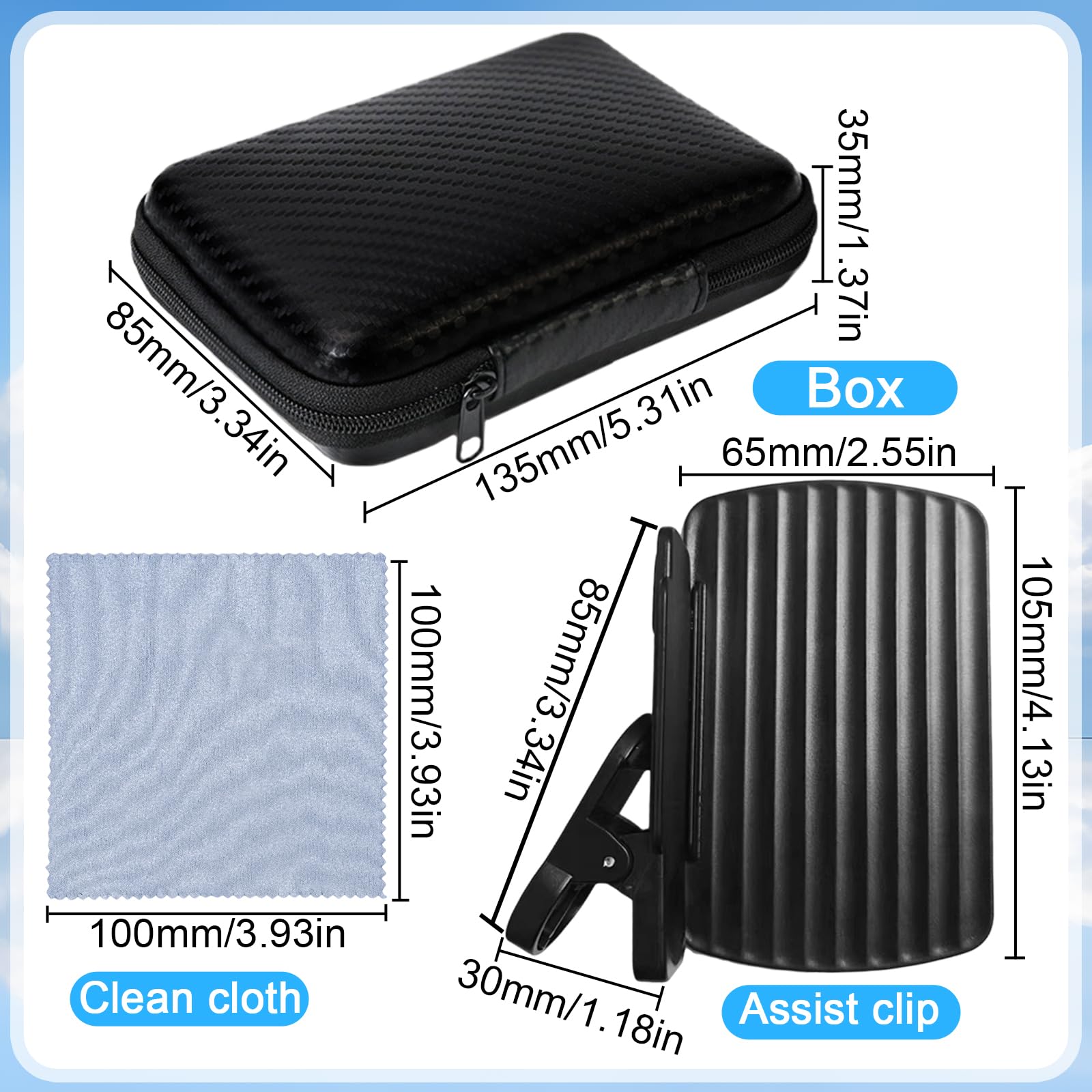 Smartphone Kameraspiegel Clip - Verstellbar, HD Glas, Für Kreative Fotos