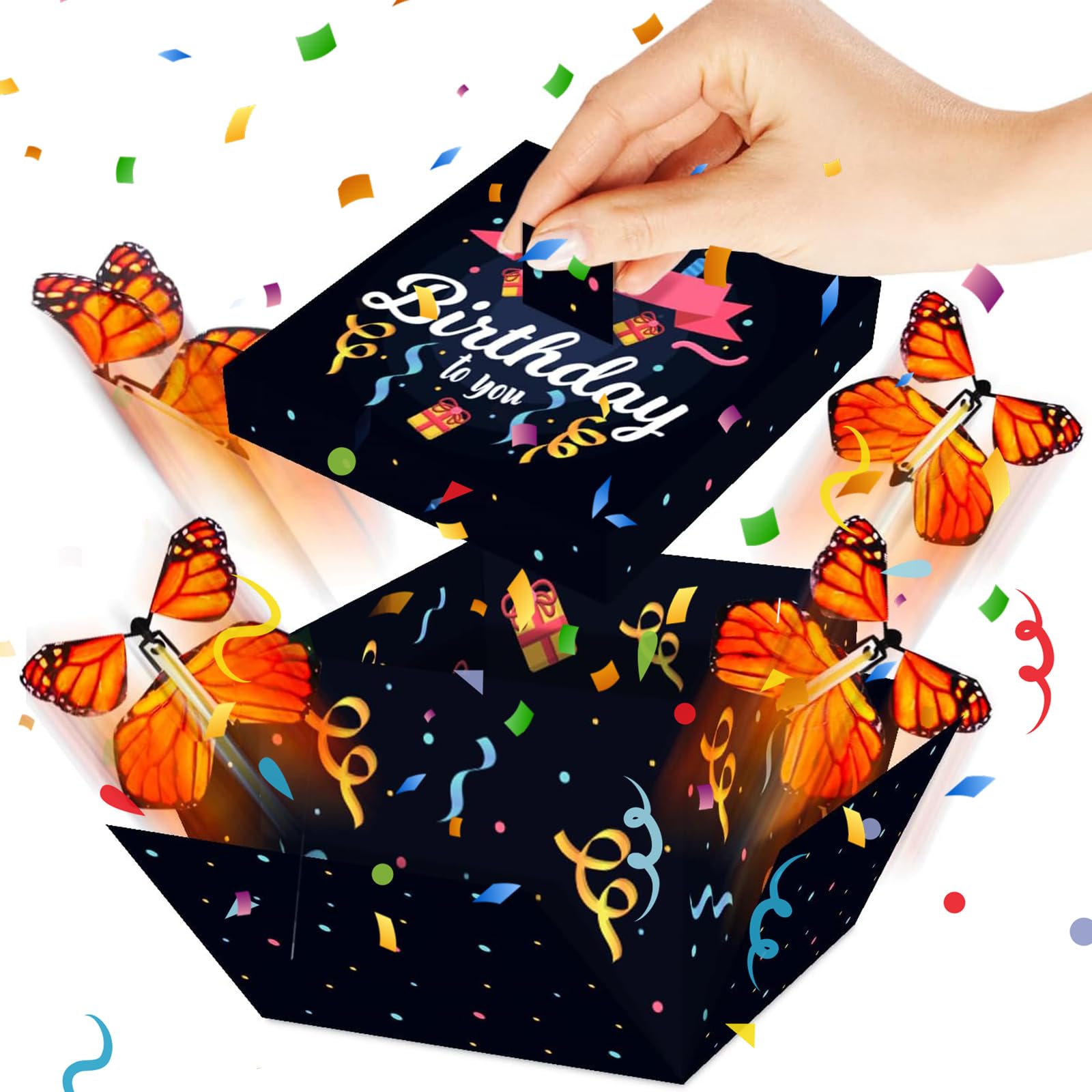 36 Pièces Papillon Volant Magique Carte Papillon Magique Mariage Magic