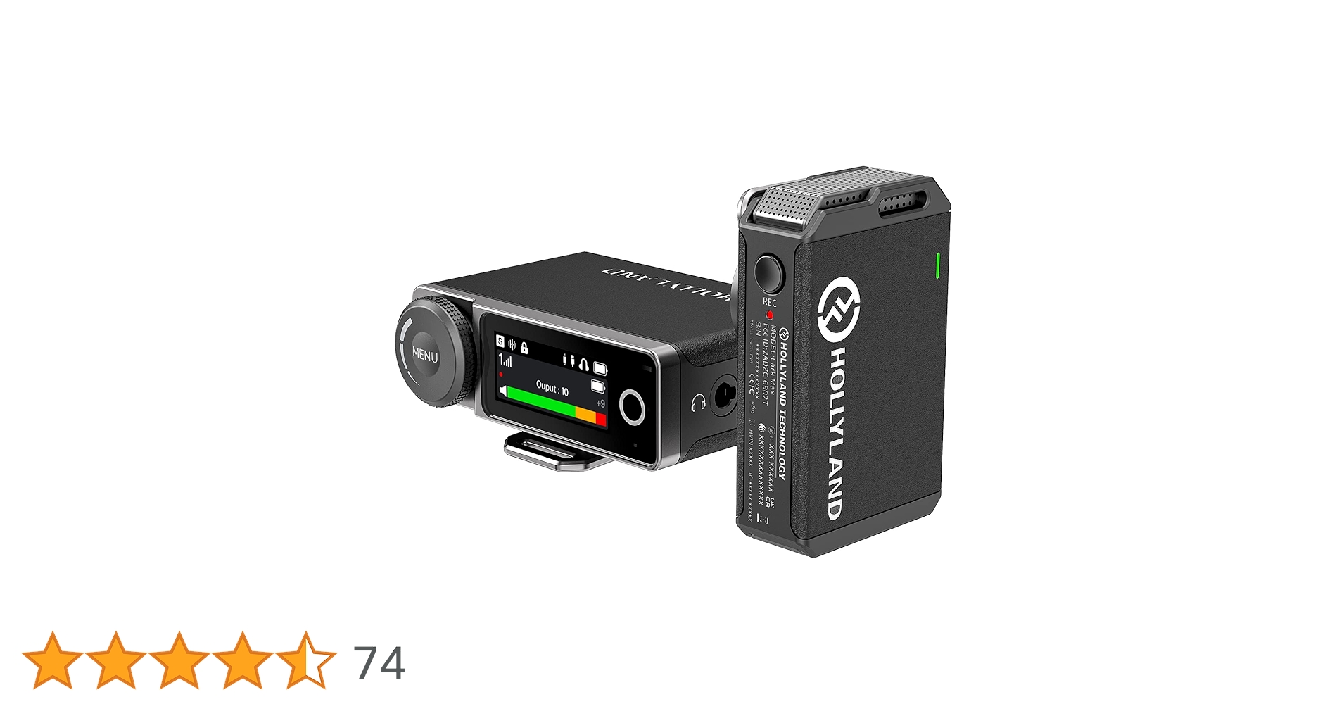 Amazon.co.jp: Hollyland Lark Max-ワイヤレスマイク-ラベリアマイク