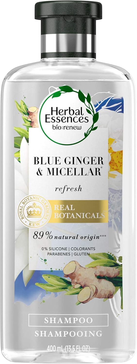 Amazon ハーバルエッセンス ビオリニュー シャンプー ブルージンジャー&ミセラー 400mL ハーバルエッセンス シャンプー 通販