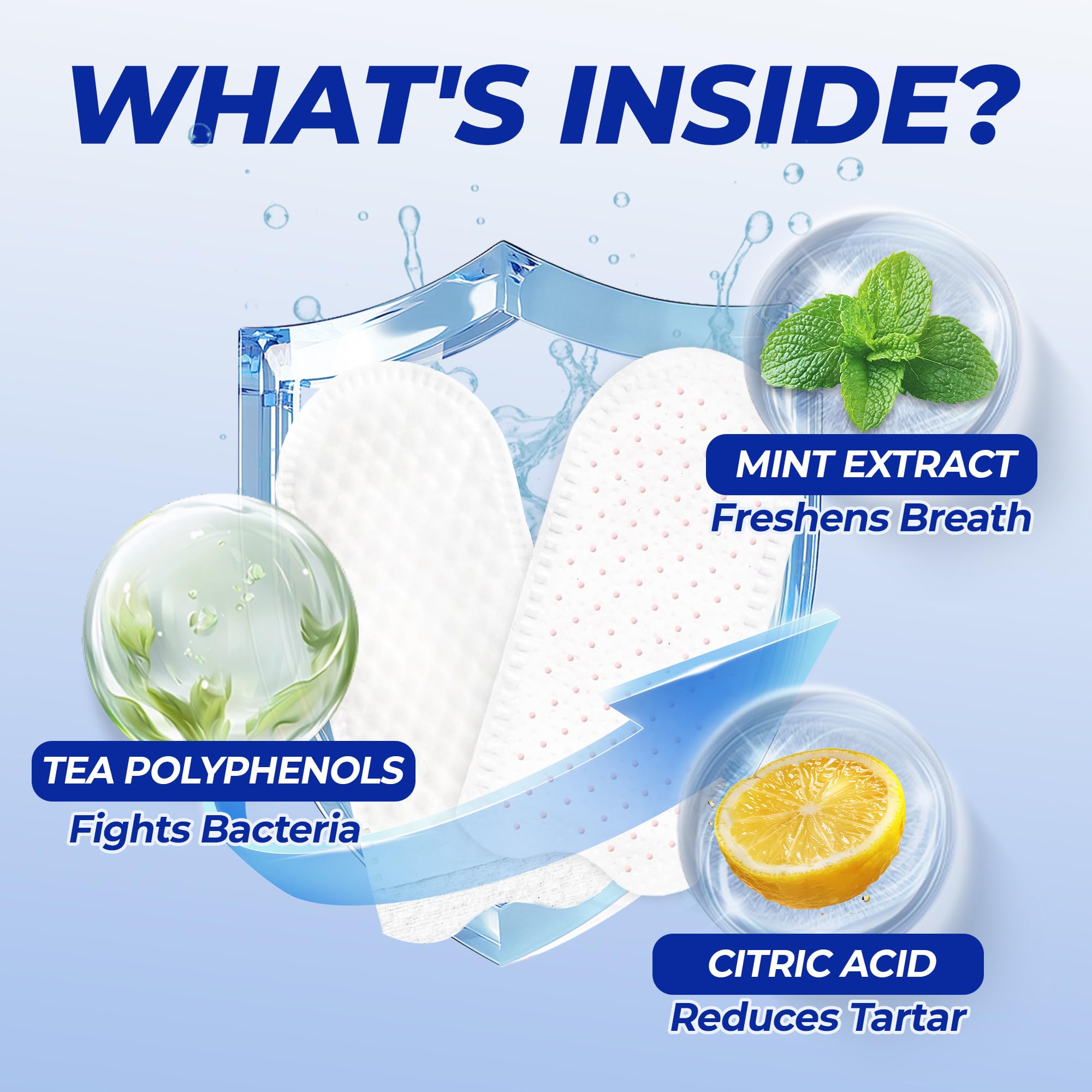 Wellix 100 Count Dog Teeth Cleaning Wipes for Dogs & Cats - Natural Formula Dental Care Finger Wipes Reduces Dog Plaque, Tartar & Bad Breath - No-Rinse Disposable Dog Dental Wipes - image 5