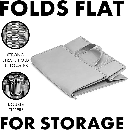 Miniatura 4 de (No fabricado en China) Bolsas de comestibles reutilizables aisladas, bolsa de entrega y catering resistente para alimentos fríos y calientes, bolsa