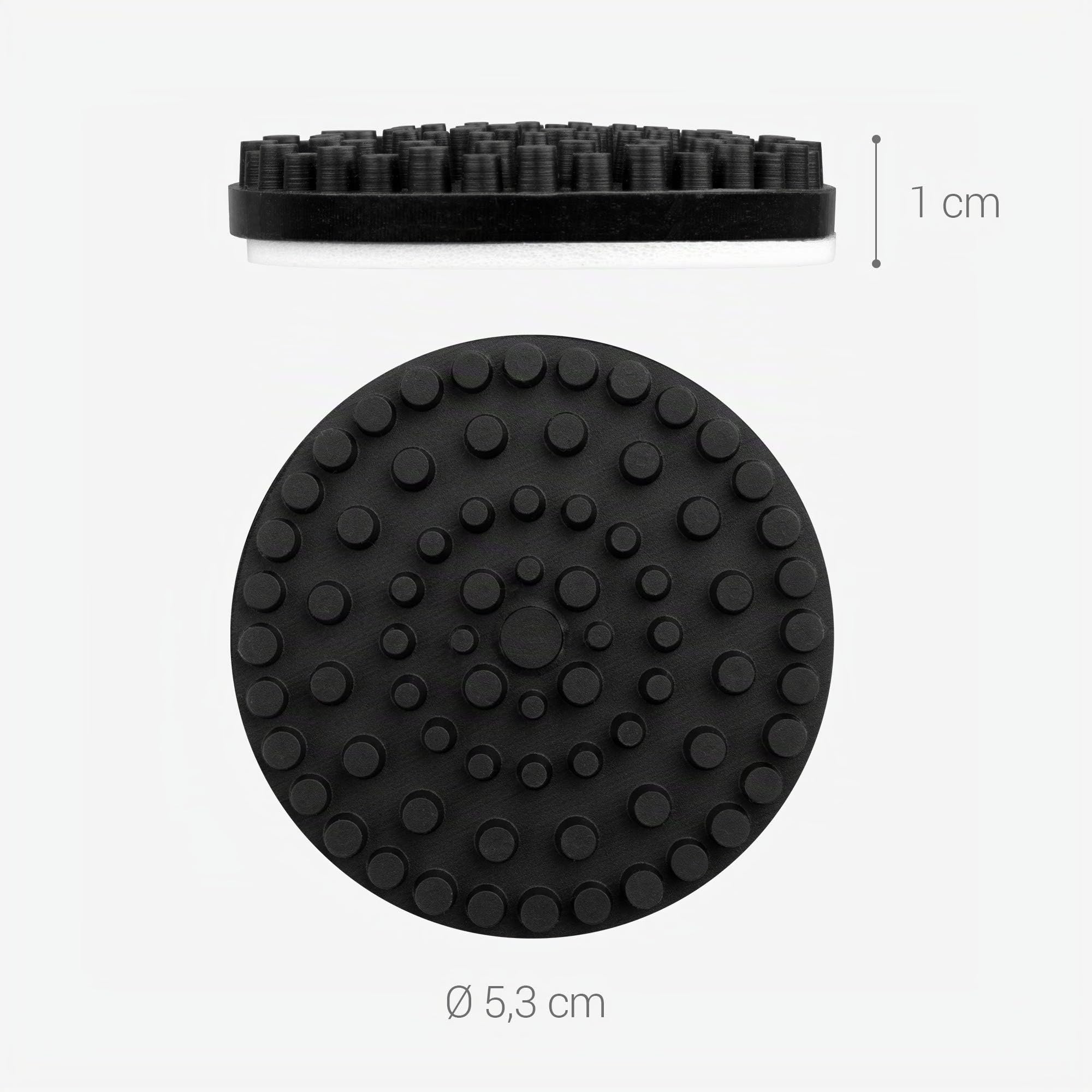 kwmobile Absorbeur de chocs platine vinyle - Lot 4x pied isolant anti-vibration en silicone pour équipement audio - Tourne-disques haut-parleurs