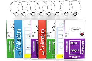 Highwind Luggage Tags for Suitcases: Clear Must-Have Accessories for Cruises