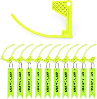 Artemis Gun Safe Chamber Flag Comes with Reflective Light Tags – Bright Durable & Universal Fit for Pistol, Rifle, and Shotgun