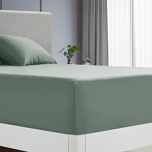 Vista 63 de Clara Clark - Juego de sábanas de la serie 1800 Premier, 4 piezas, juego de cama, sábanas con mucha caída, resiste arrugas, la decoloración