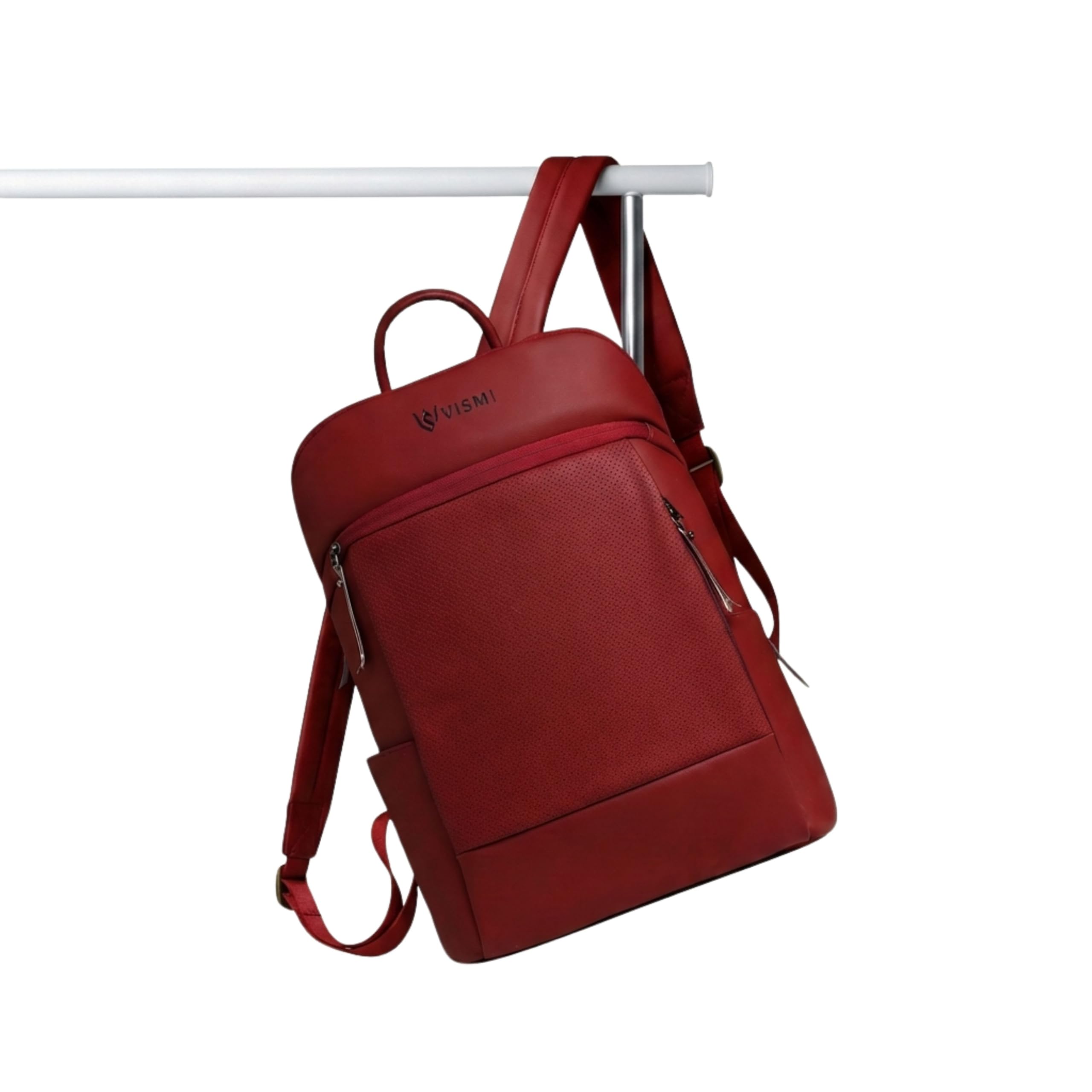 vismiintrend 15.7 Inch Laptop Backpack with Smart Anti theft | Executive Backpack for Men 16 L| Premium PU Vegan Leather | Office Bags | Water Resistant Multiple Compartment Travel Business Bag-picture-41