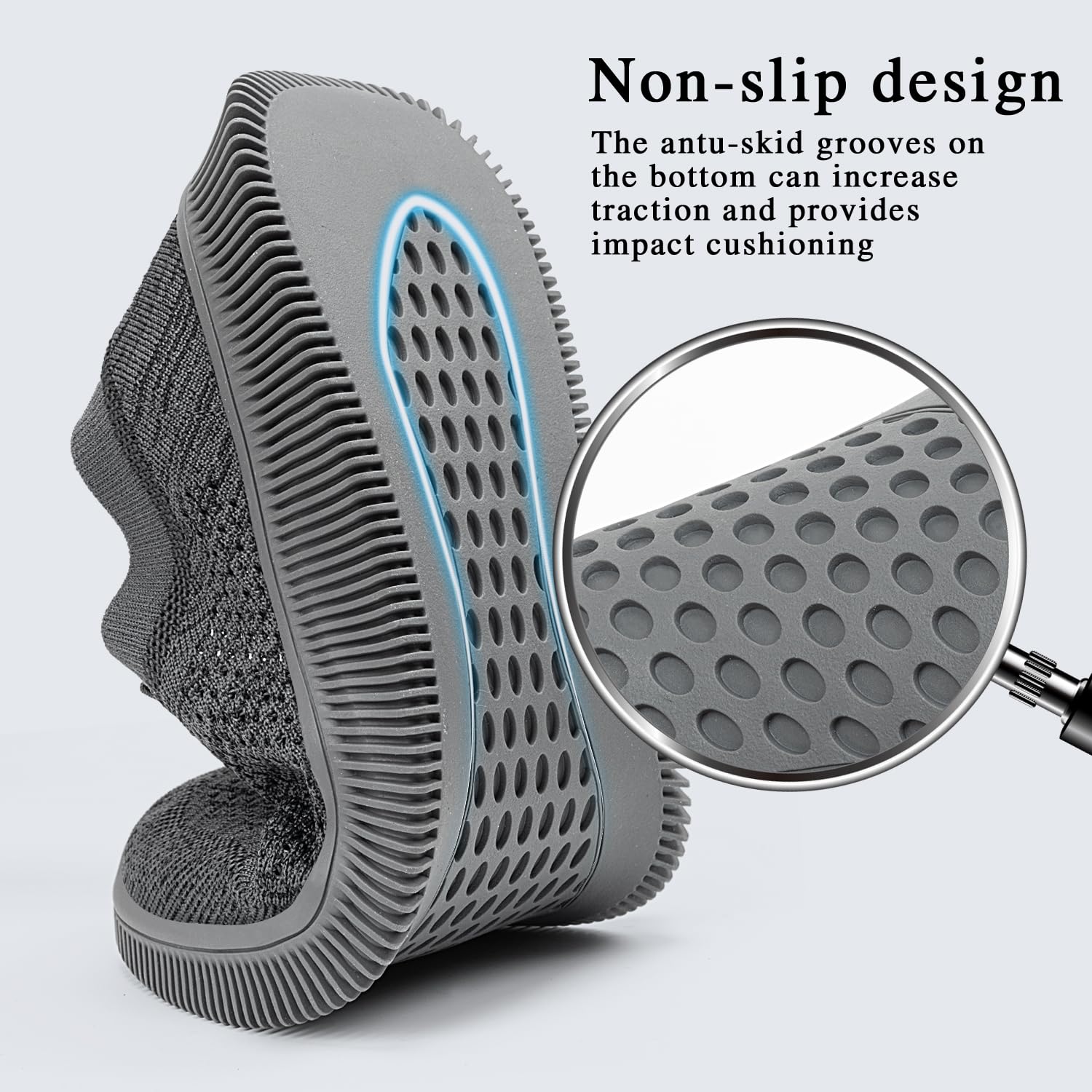 MrToNo Sneaker Infilare Uomo Slip on Sneaker Casual Scarpe da Running Corsa Leggero Corsa Camminare Scivolare su Formatori Scarpe da Ginnastica Outdoor Jogging Sportive Fitness Sneaker