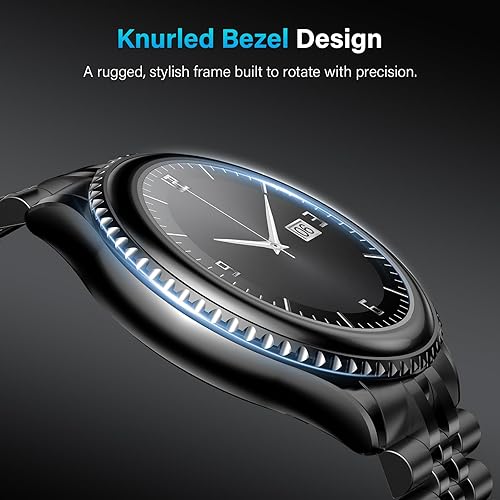 Miniatura 3 de Reloj inteligente con bisel giratorio 2025 para hombre con llamada Bluetooth, frecuencia cardíaca, presión arterial, SpO2, monitor de sueño, reloj