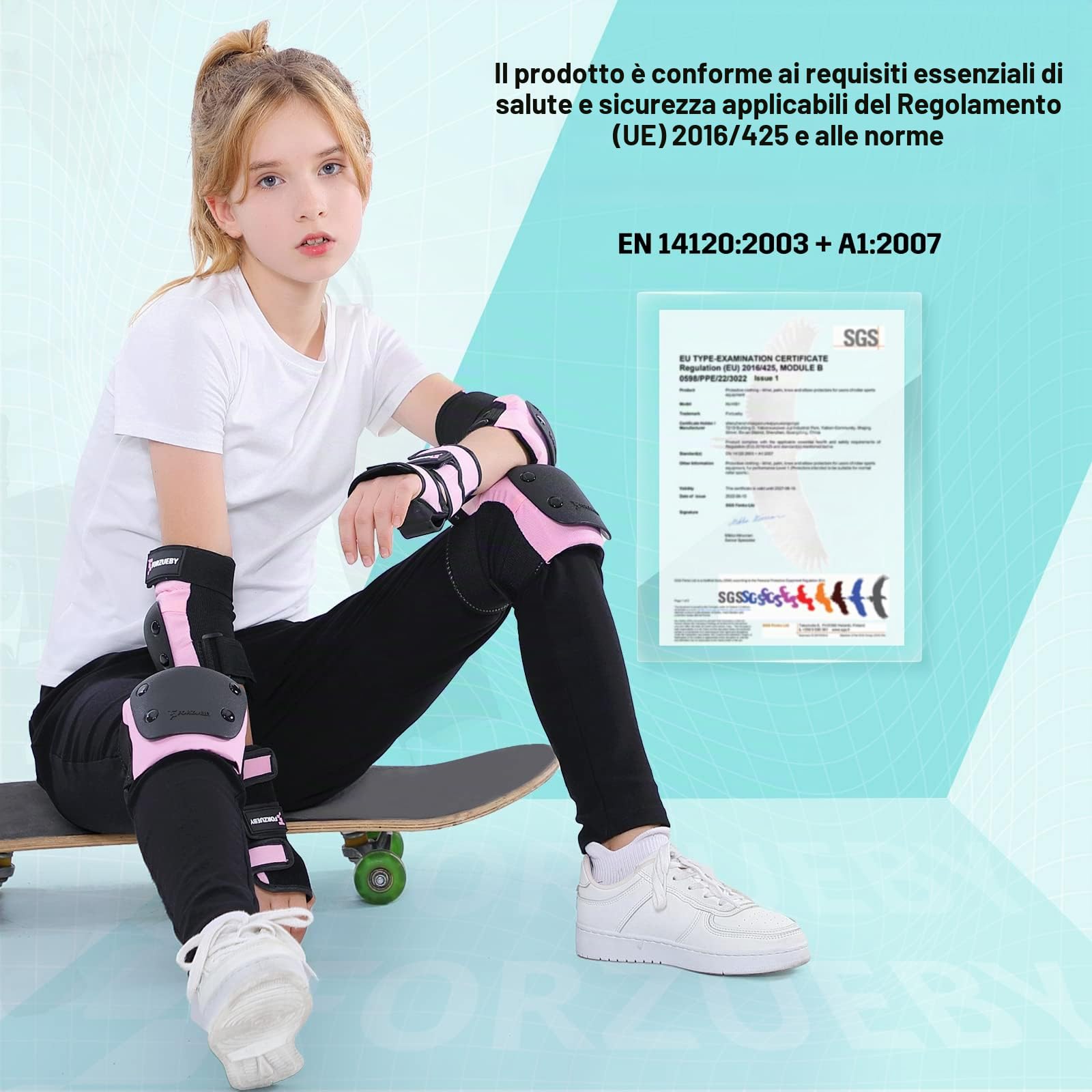 Forzueby Hj-hb1 - Ginocchiere Adulti/Bambini