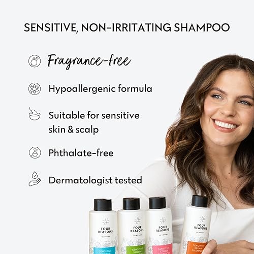 Miniatura 6 de No nothing Champú sensible para cabello tratado con color, sin fragancia, hipoalergénico, vegano, sin parabenos, champú sin perfume para cuero